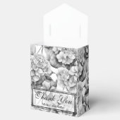 Ballotins Elégante aquarelle blanche grise noire (Ouvert)