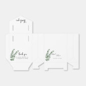 Ballotins Elégante aquarelle botanique Eucalyptus Mariage (Déplié)