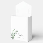 Ballotins Elégante aquarelle botanique Eucalyptus Mariage (Ouvert)