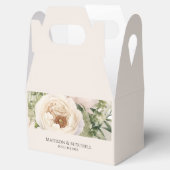 Ballotins Elégante aquarelle de bouquet de fleurs blanches (Ouvert)