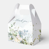 Ballotins Elégante aquarelle Dusty Blue Gum Eucalyptus (Arrière)