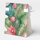 Ballotins Elégante aquarelle Mariage de couronne de Noël (Arrière)