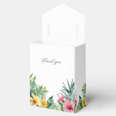 Ballotins Elégante aquarelle Mariage floral tropical (Ouvert)