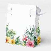 Ballotins Elégante aquarelle Mariage floral tropical (Arrière)