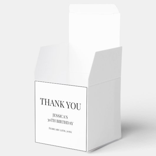 Ballotins Élégante Black and White Bow 30e fête d'anniversai (Ouvert)