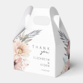 Ballotins Élégante boîte à Mariages Boho White & Pastel (Verso)