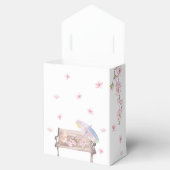 Ballotins Élégante boîte de mariage en fleur de cerise (Ouvert)