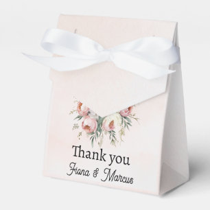 Ballotins Élégante boîte de mariage florale personnalisée