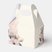 Ballotins Elégante boîte de Mariages Boho Beige & Pastel (Arrière)