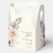 Ballotins Elégante boîte de Mariages Boho Beige & Pastel (Ouvert)