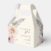 Ballotins Elégante boîte de Mariages Boho Beige & Pastel (Verso)