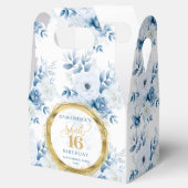 Ballotins Élégante boîte de Parties scintillant en or Sweet (Ouvert)