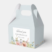 Ballotins Élégante calligraphie florale Pastel Boho (Verso)