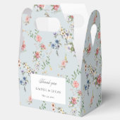 Ballotins Élégante calligraphie florale Pastel Boho (Ouvert)