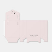 Ballotins Elégante clientèle mariage rose vif (Déplié)