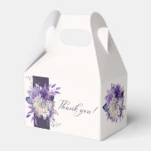 Ballotins Elégante couleur violet Merci mariage Faveur (Arrière)