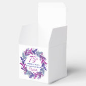 Ballotins Élégante couronne rose violet 75e fête d'anniversa (Ouvert)