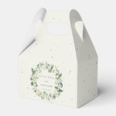 Ballotins Elégante crème Snowberry+Eucalyptus Wreath Mariage (Verso)