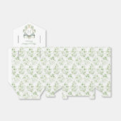 Ballotins Élégante crête avec mâchoire verte Sage | MARIAGE (Déplié)