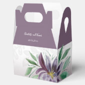 Ballotins Elégante dentelle violette Lotus Aquarelle (Ouvert)