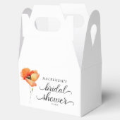 Ballotins Élégante douche de mariée Coquelicot Doré (Ouvert)