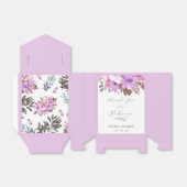 Ballotins Élégante Douche de Mariée Florale (Déplié)