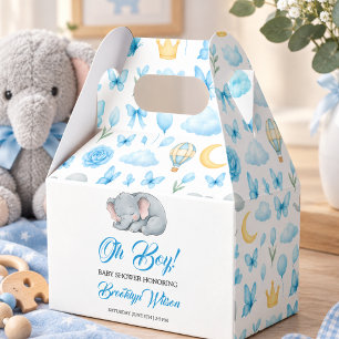 Ballotins Élégante éléphant aquarelle Baby Shower pour garço