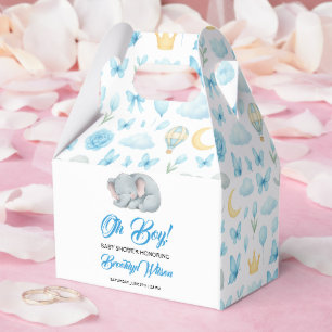 Ballotins Élégante éléphant aquarelle Baby Shower pour garço