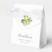 Ballotins Élégante Fête de Mariage Citron (Verso)