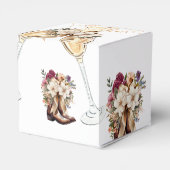 Ballotins Élégante Fête de Mariée Bohème Occidental Cowboy (Arrière)