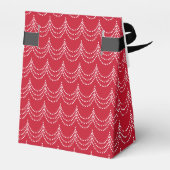 Ballotins Élégante fête de Noël Rouge & Blanc (Arrière)