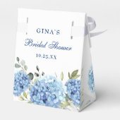 Ballotins Elégante Fête des mariées Blue Hydrangea Eucalyptu (Arrière)