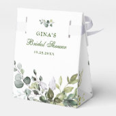 Ballotins Elégante Fête des mariées d'aquarelle Eucalyptus (Arrière)