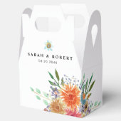 Ballotins Elégante Fête des mariées d'aquarelle verte (Ouvert)