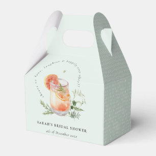 Ballotins Élégante Fête des mariées de cocktails Turquoise o