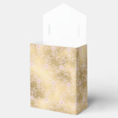 Ballotins Elégante Fête des mariées de dentelle rose or flor (Ouvert)