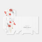 Ballotins Elégante Fête des mariées de fleurs d'aquarelle ro (Déplié)