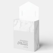 Ballotins Elégante Fête des mariées de Motif en marbre gris (Ouvert)