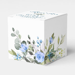 Ballotins Elégante Fête des mariées Rose Eucalyptus Bleu