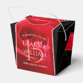 Ballotins Élégante fête du 15e anniversaire du Mariage Rose (Arrière)