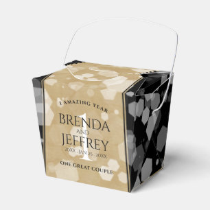 Ballotins Élégante fête du 1er anniversaire du Mariage de pa