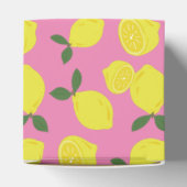 Ballotins Élégante fête du citron rose et jaune (Haut)