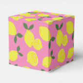 Ballotins Élégante fête du citron rose et jaune (Arrière)