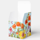 Ballotins Elégante Fleurs de Printemps Bleu Mariage Favor Bo (Ouvert)