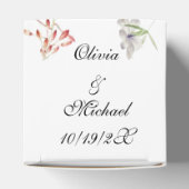 Ballotins Elégante Fleurs de Printemps Boîte de Faveur Maria (Haut)