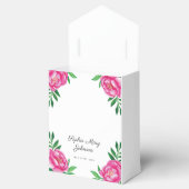 Ballotins Élégante florale rose fille première communion (Ouvert)