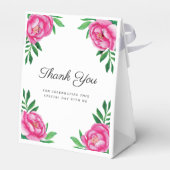 Ballotins Élégante florale rose fille première communion (Arrière)