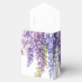 Ballotins Elégante glycine d'aquarelle bleu violet doux (Ouvert)