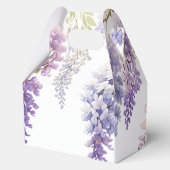 Ballotins Elégante glycine violette d'aquarelle violet fleur (Verso)