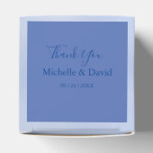 Ballotins Elégante Hydrangea Blue Florals boîte de mariage F (Haut)